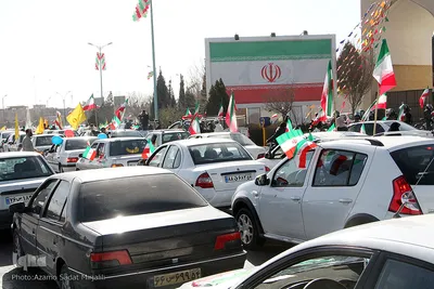 راهپیمایی خودرویی و موتوری 22 بهمن 1400 در یزد‎‎