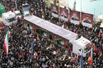 بدرقه باشکوه شهدای اقتدار وطن در تهران