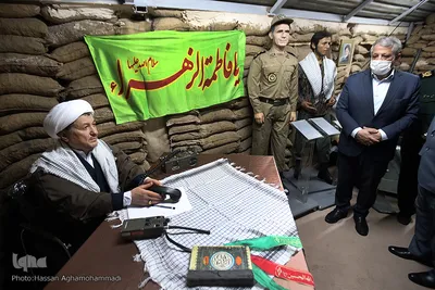 مراسم رونمایی از تندیس مرحوم آیت‌الله اکبر هاشمی‌ رفسنجانی در موزه انقلاب اسلامی و دفاع مقدس