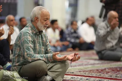 مراسم شب ولادت امام موسی کاظم(ع) در حرم مطهر