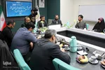 نشست خبری رمضانی دبیر کل نهاد کتابخانه‌های عمومی کشور در یزد‎‎