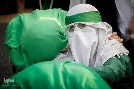 «مشایه الحسین(ع)» اهواز راهی کربلا شد