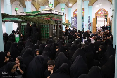مراسم شیرخوارگان حسینی در امامزاده سیدمحسن(ع) تیرانچی