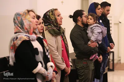 مراسم آغاز سال نو میلادی در کلیسای مریم مقدس تهران