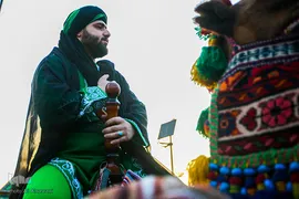 ورود نمادین کاروان امام حسین(ع) به شهر کربلا