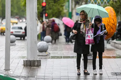 بارش باران بهاری در پایتخت 