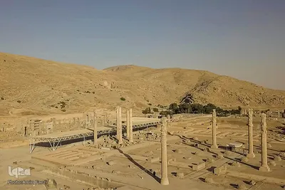 تصاویر هوایی از تخت جمشید