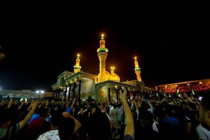 İmam Cavadın (ə) şəhadət mərasimi Kazimeyndə böyük izdihamla keçirilib + foto