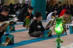 آیین جزء‌خوانی قرآن در امامزاده نرمی دولت‌آباد