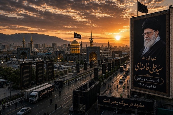 مشاركة 4700 ضيف أجنبي من 27 دولة في مراسم تشييع قائد الثورة الشهيد في مشهد