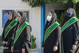 آیین تعویض پرچم آستان مقدس حضرت سیدعلاءالدین حسین(ع)‎‎