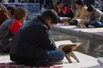 آیین جزء‌خوانی قرآن کریم در چهارباغ اصفهان