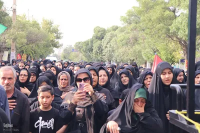 مراسم پیاده‌روی جاماندگان اربعین حسینی در ملایر ‎