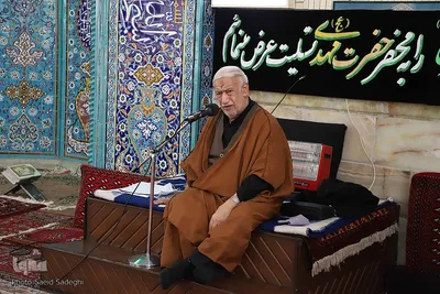 مراسم عزاداری به مناسبت وفات حضرت خدیجه (س) در مهدیه تبریز