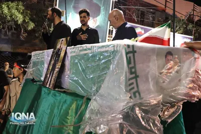 وداع ملایری‌ها با شهید علیرضا فتحی
