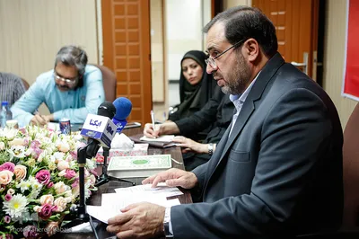 نشست خبری رئیس سازمان هنری و امور سینمایی دفاع مقدس
