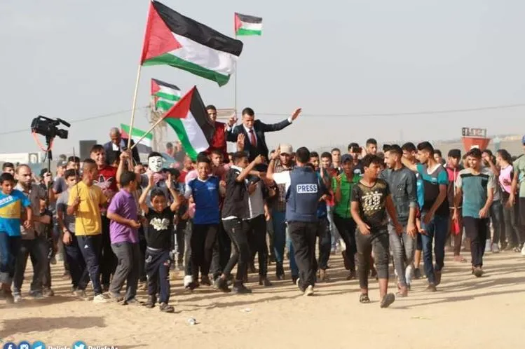 Striscia di Gaza, Grande Marcia del Ritorno, 1 palestinese ucciso e 56 feriti
