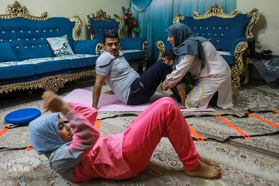 ورزش خانوادگی خانواده فروغی 