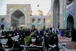 جزءخوانی قرآن کریم در حرم مطهر امام رضا(ع)
