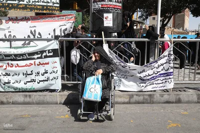 حرکت دسته های عزاداری به سمت حرم مطهر رضوی