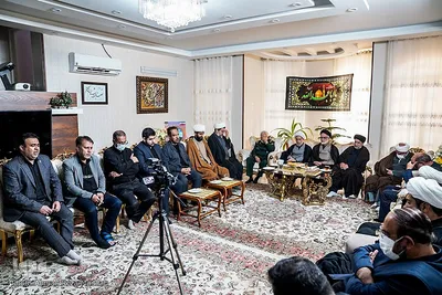 دیدارجمعی از مسئولین استانی با خانواده سردار شهید حاج عبدالله اسکندری‎‎