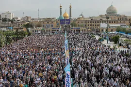 نماز عید سعید فطر در حرم حضرت عبدالعظیم(ع)