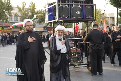 مراسم جاماندگان اربعین حسینی در ملایر