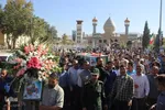 مراسم تشييع سلام اکبری از شهدای مدافع‌حرم