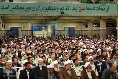 دیدار کارگزاران حج ۹۸ با حضرت آیت‌الله العظمی خامنه‌ای، رهبر معظم انقلاب اسلامی