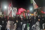 مراسم بزرگداشت «دردانه کربلا» در بندرانزلی برگزار شد