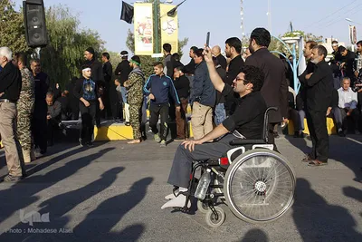 مراسم تشییع پیکر مطهر شهید حججی در نجف‌آباد