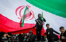 راهپیمایی چهلمین سالگرد پیروزی انقلاب اسلامی در مشهد