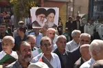 مراسم وداع با پیکر شهید «غلامرضا جمشیدی» در خرم‌آباد