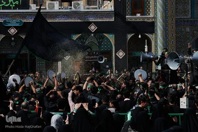 دسته عزاداری سادات چهل اختران در روز یازدهم محرم