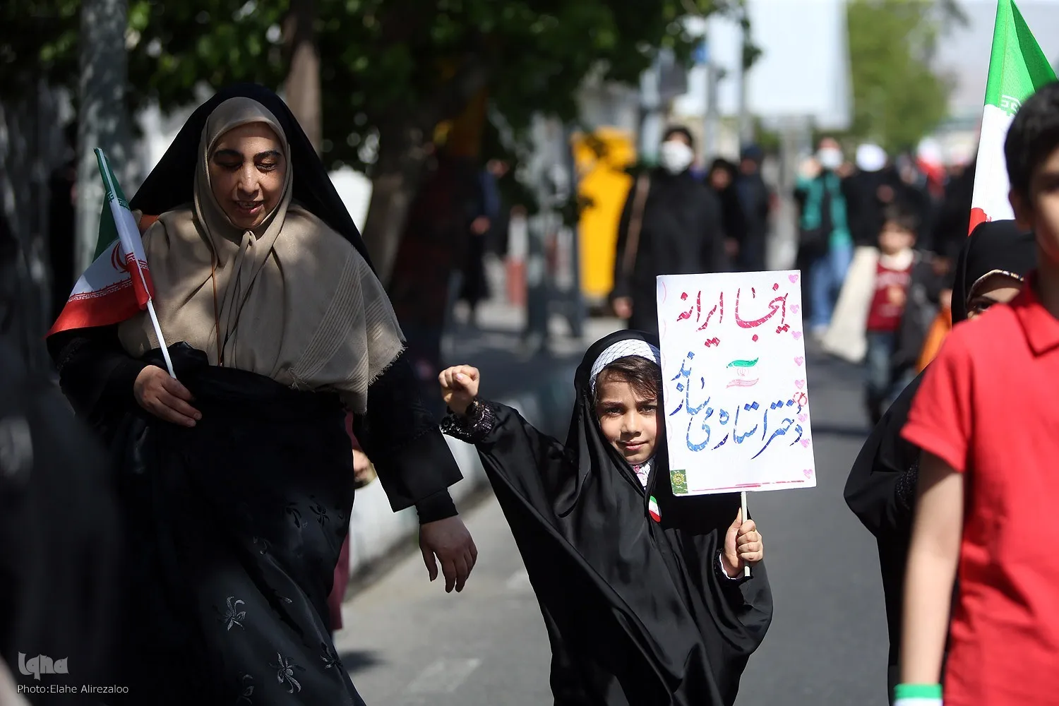 دختران ایران متفاوت‌ترین روز دختر جهان را رقم زدند