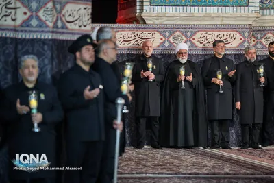 آیین خطبه‌خوانی شب شهادت امام رضا(ع) در حرم مطهر رضوی
