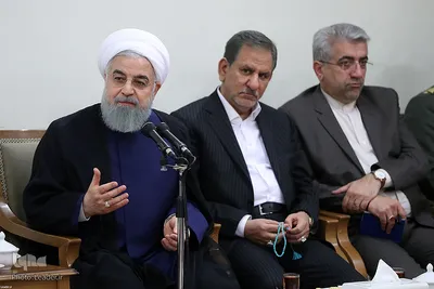 دیدار رئیس‌جمهور و اعضای هیئت دولت با رهبر انقلاب