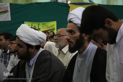 مراسم عمامه گذاری طلاب حوزه علمیه همدان