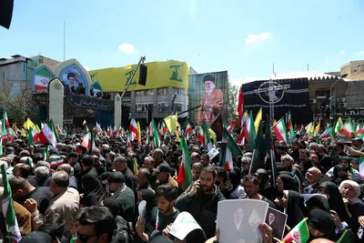 تهران در سوگ چهلمین روز شهادت رهبر شهید انقلاب اسلامی