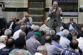 مراسم ترحیم همسر مرجع عالیقدر حضرت آیت الله غروی علیاری