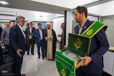 افتتاح بخش دیالیز دارالشفاء حرم مطهر به مناسبت روز بزرگداشت حضرت شاهچراغ(ع)