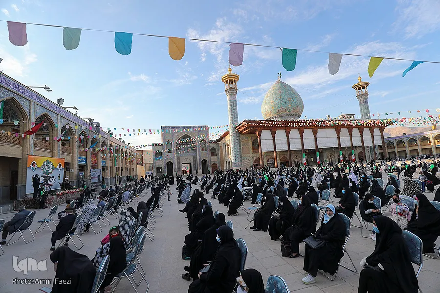 بانوان فاطمی شیراز در حرم شاهچراغ(ع) گردهم آمدند