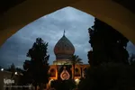 مراسم عزاداری شب سوم محرم در حرم علی ابن حمزه(ع)