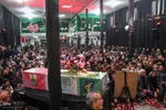 مراسم تشییع شهیدان «مهدی زیبا» و «اسماعیل نادی»