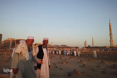 حجاج در بهشت بقیع