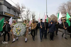 مراسم تشییع پیکرهای مطهر شهدای سقوط هواپیمای اوکراینی در همدان و اصفهان
