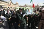 تشییع پیکر سپهبد شهید علی شادمانی در همدان‎