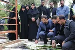 ادای احترام خبرنگاران شیراز به مقام شامخ شهدا