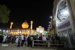 آغاز سوگواری دهه اول فاطمیه در حرم شاهچراغ(ع)