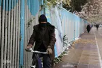 بارش اولین برف پاییزی در مشهد
